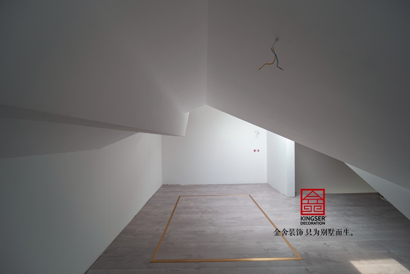 石家莊原河名墅別墅裝修施工現場(chǎng)