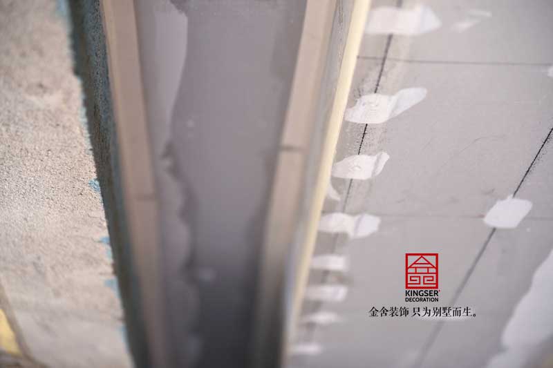 榮盛華府215平米裝修施工現場(chǎng)