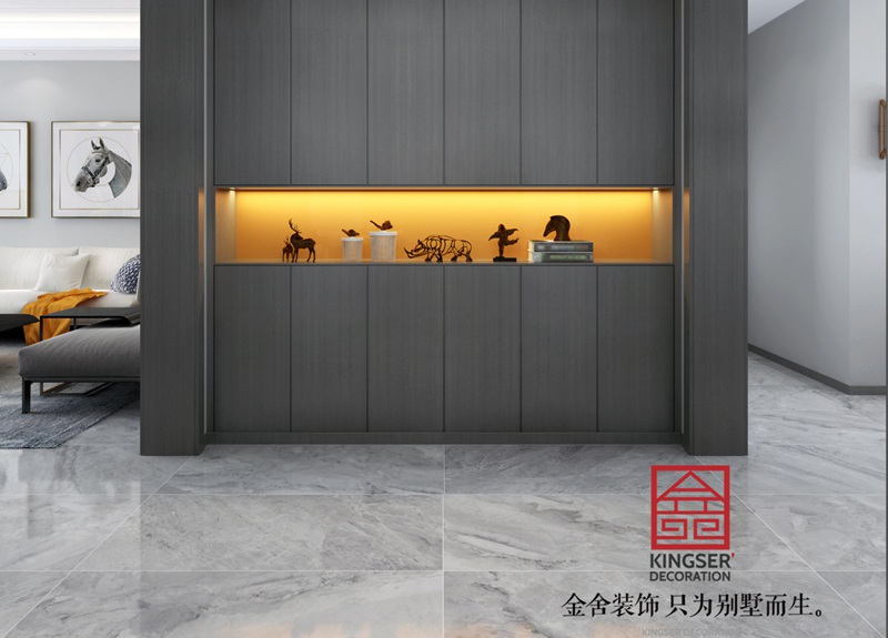 榮盛華府200平米現代風(fēng)格裝修-玄關(guān)
