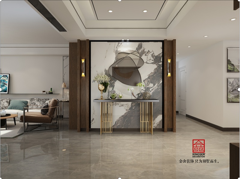 榮逸院子168現代簡(jiǎn)約裝飾設計圖紙-玄關(guān)