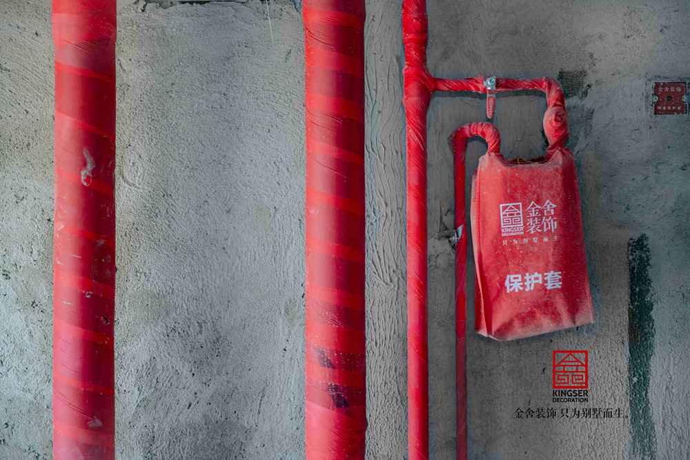 融創(chuàng  )中心樓王217平米裝修木工階段