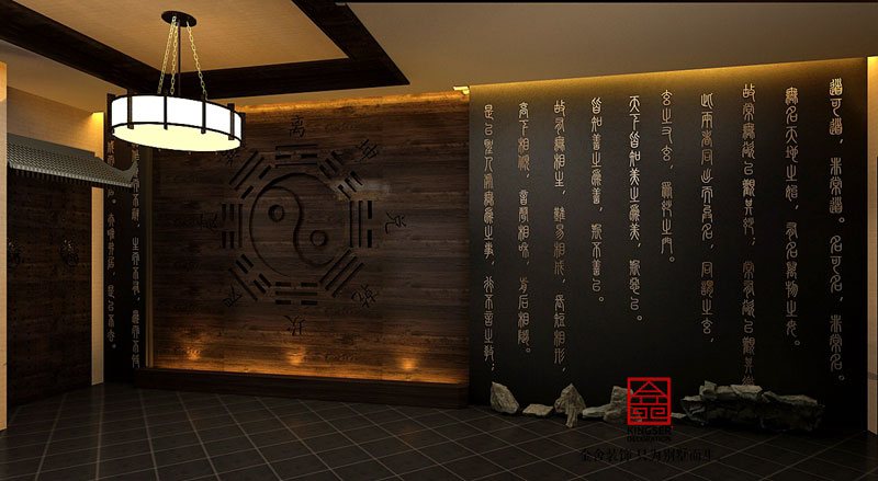 私人會(huì )所1000平米中式風(fēng)格裝修效果圖