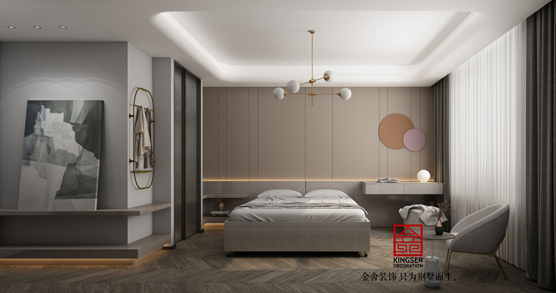 榮盛華府210㎡現代簡(jiǎn)約裝修實(shí)景