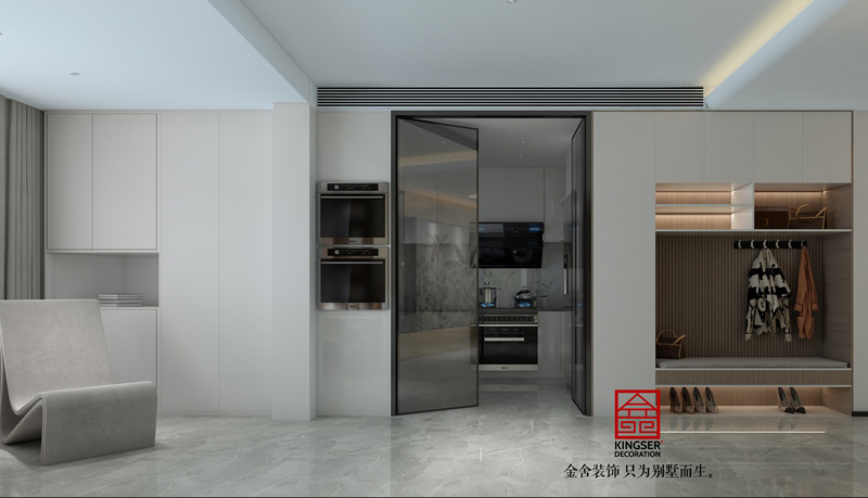 榮盛華府210㎡現代簡(jiǎn)約裝修實(shí)景