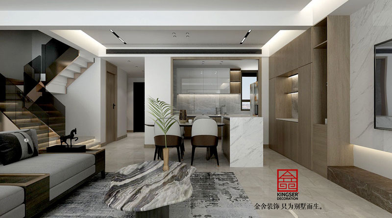 中央云著(zhù)169平米現代風(fēng)格裝修效果圖