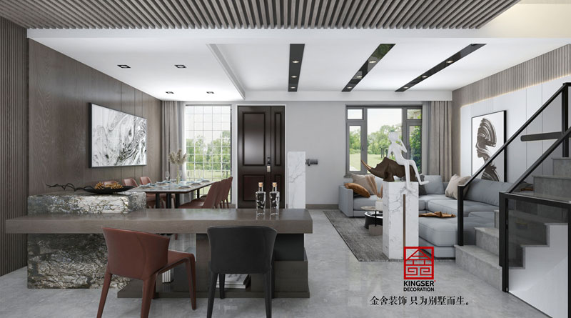 中央云著(zhù)264平現代風(fēng)格研發(fā)效果圖