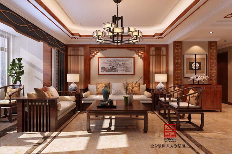 150㎡新中式風(fēng)格裝修設計方法