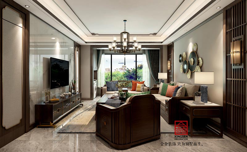 融創(chuàng  )中心180平中式風(fēng)格裝修