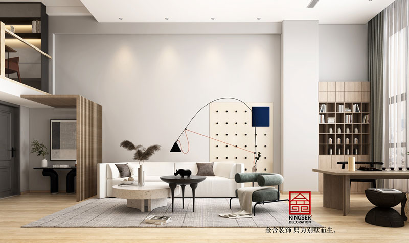 石家莊中冶盛世廣場(chǎng)裝修設計-客廳