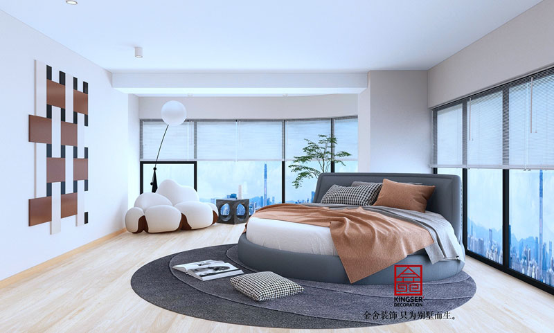 石家莊中冶盛世廣場(chǎng)裝修設計-臥室