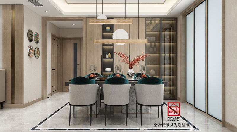 融創(chuàng  )中心180平米新東方風(fēng)格裝修效果圖