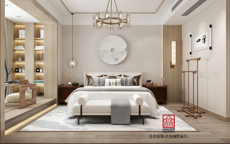 融創(chuàng  )中心180平米新東方風(fēng)格裝修效果圖