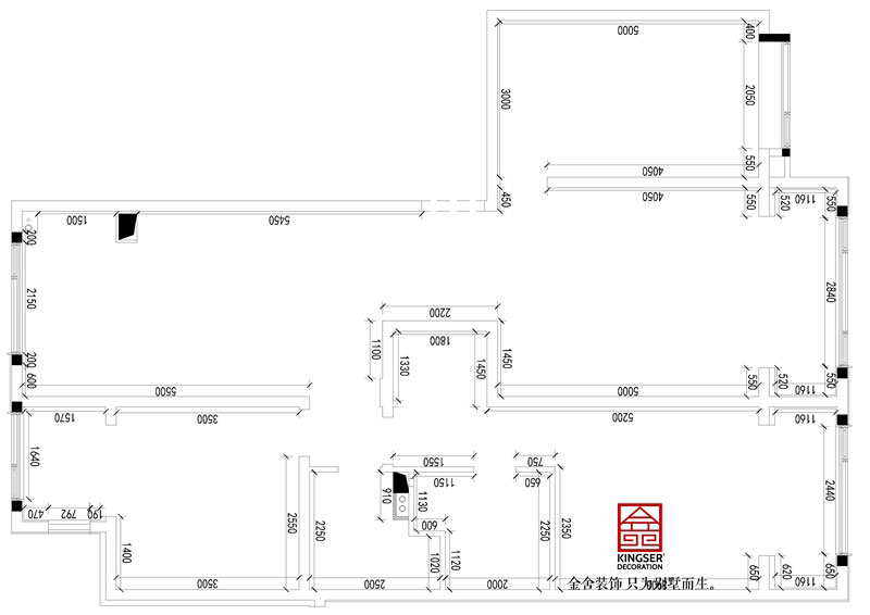融創(chuàng )中心180平米原始戶(hù)型圖