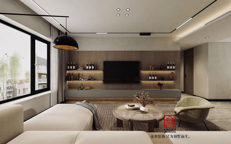 國赫天著(zhù)130㎡現代簡(jiǎn)約裝修設計