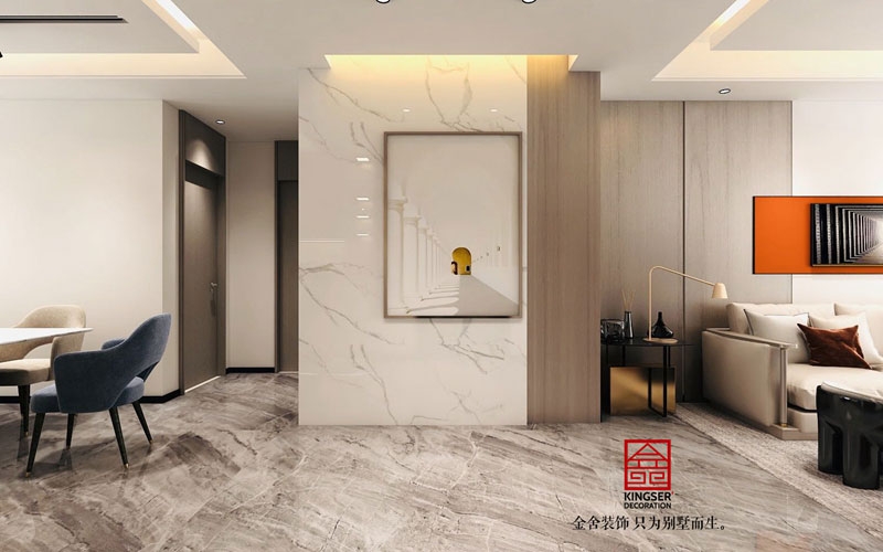 融創(chuàng  )中心180㎡現代輕奢風(fēng)格裝修效果圖