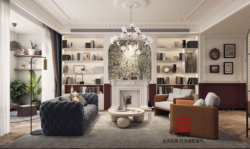 融創(chuàng  )中心180㎡法式復古風(fēng)格裝修