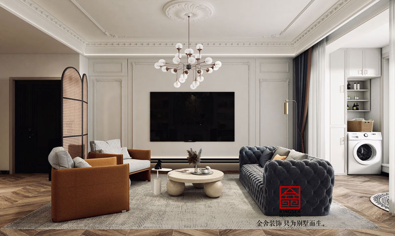 融創(chuàng  )中心180㎡法式復古風(fēng)格裝修