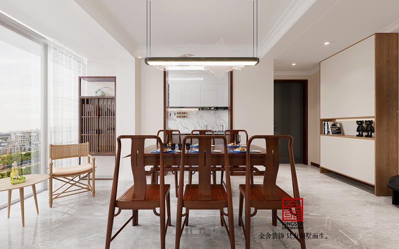 方北小區新中式風(fēng)格裝修設計-餐廳