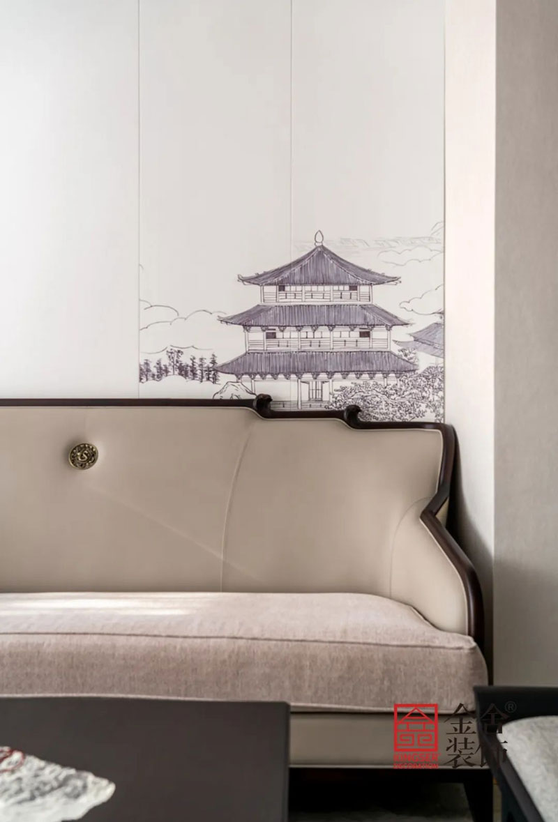 大者別墅裝修設計新中式風(fēng)格實(shí)景圖