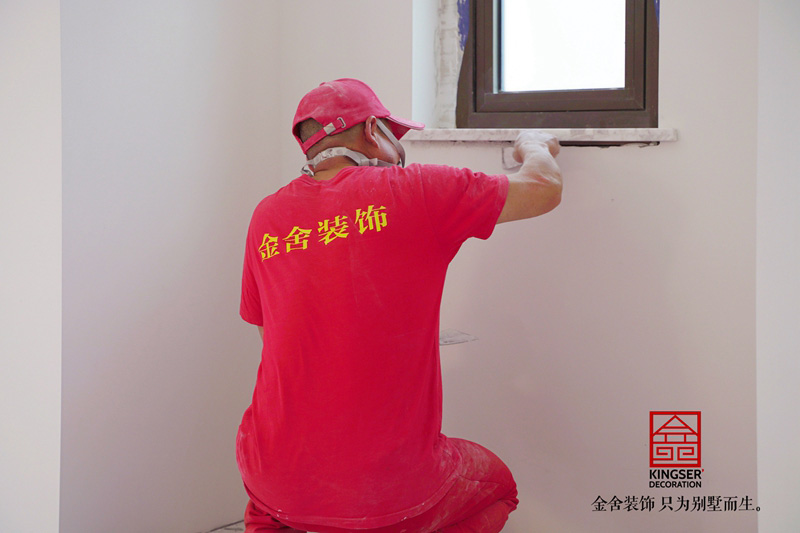 金舍裝飾董事長(cháng)關(guān)注工程監督巡檢