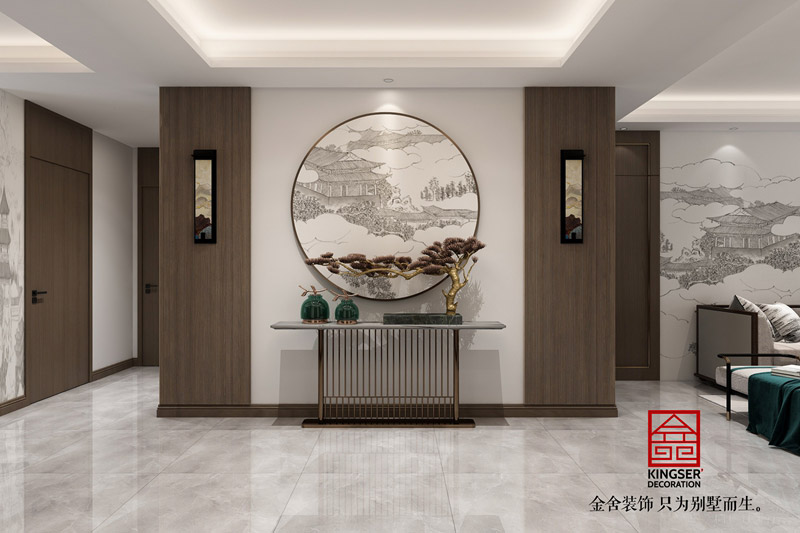 榮盛御府裝修現代輕奢風(fēng)格玄關(guān)效果圖