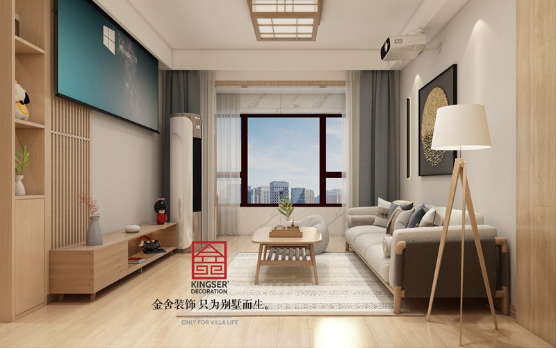 國赫天著(zhù)裝修設計客廳效果圖