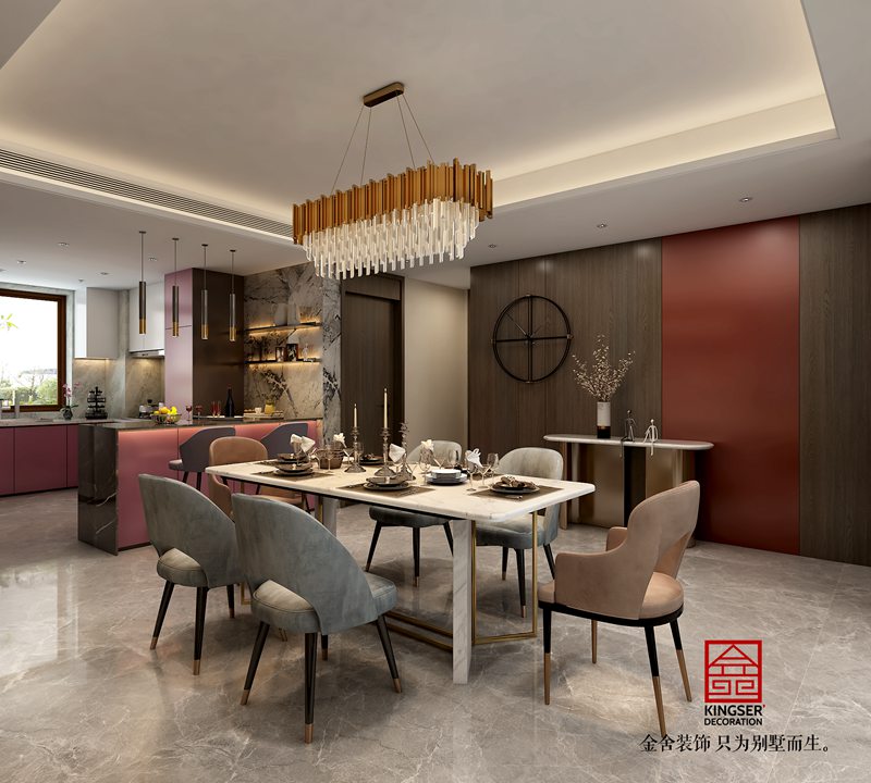 萬(wàn)科公園都會(huì )極簡(jiǎn)風(fēng)格裝修餐廳效果圖