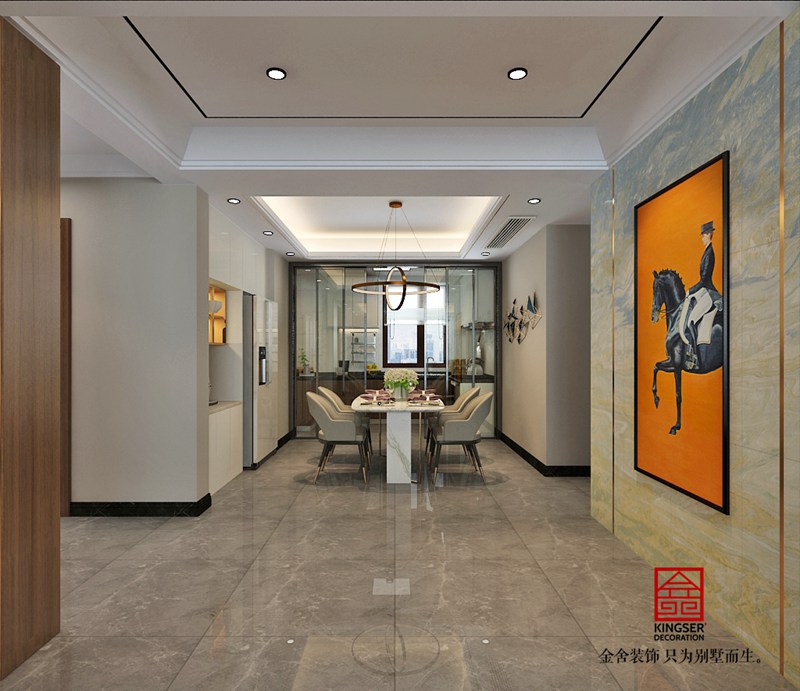 榮盛城210㎡現代簡(jiǎn)約風(fēng)格裝修效果圖