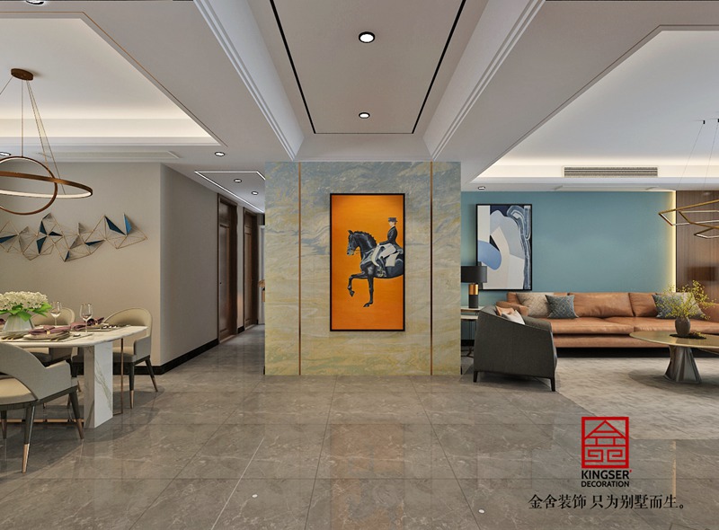 榮盛城210㎡現代簡(jiǎn)約風(fēng)格裝修效果圖