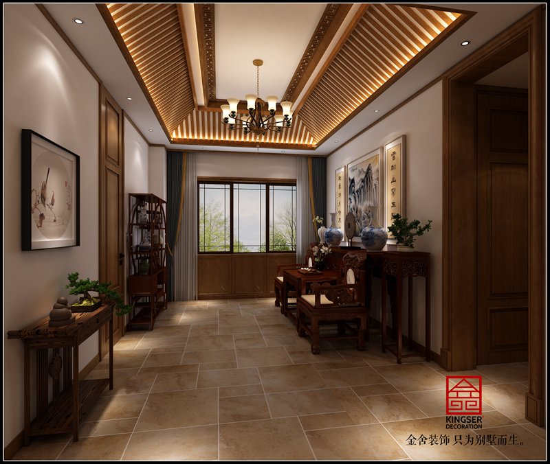 御河上院183平米中式風(fēng)格裝修設計