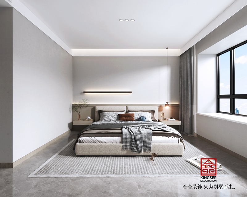錦江府現代風(fēng)格裝修臥室圖片