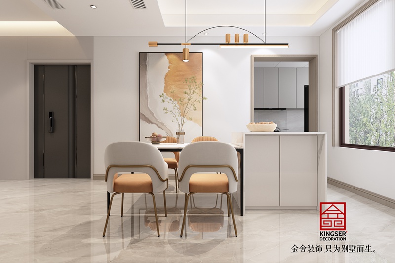 錦江府現代簡(jiǎn)約餐廳裝修圖片