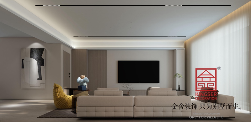 博星住宅樓260平現代風(fēng)格裝修設計