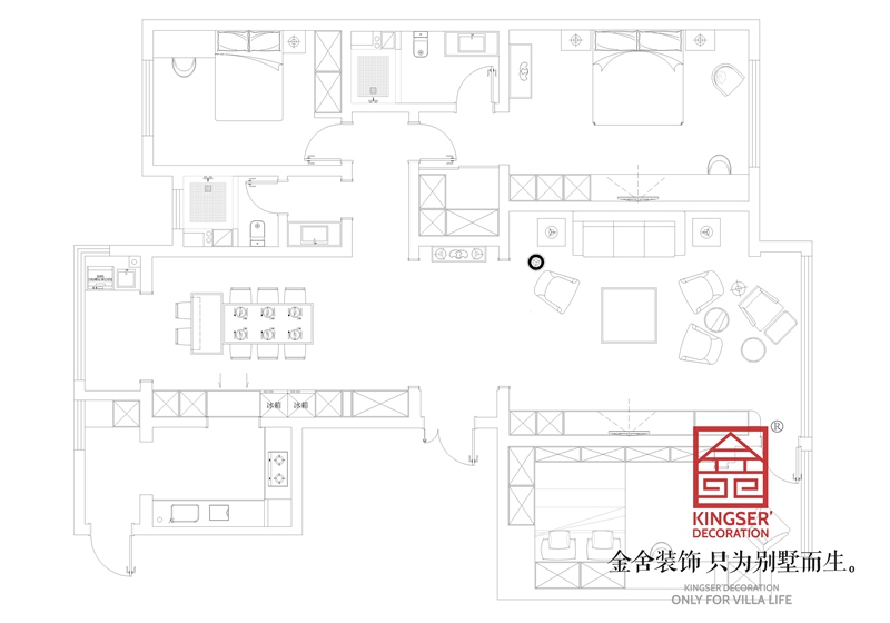 泰豐觀(guān)湖小區200㎡大平層戶(hù)型解析