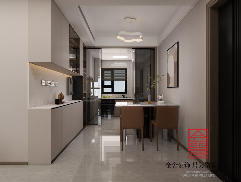 國仕山輕奢風(fēng)格餐廳裝修設計
