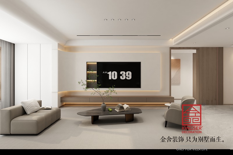 ?漢王府145平米現代風(fēng)格裝修設計效果圖
