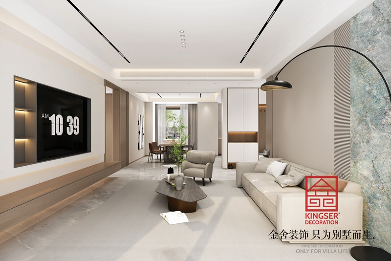 ?漢王府145平米現代風(fēng)格裝修設計效果圖