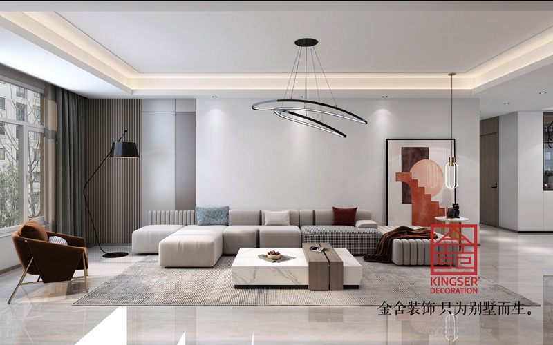 奧北公元150平現代極簡(jiǎn)風(fēng)格裝修設計