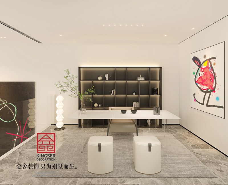 榮盛御府440平米現代風(fēng)格別墅裝修設計
