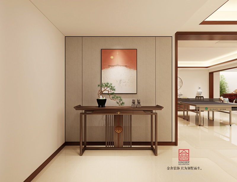 御河上院中式風(fēng)格別墅裝修設計