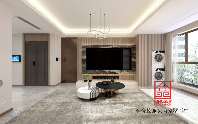 融創(chuàng  )中心現代風(fēng)格150平米裝修效果圖