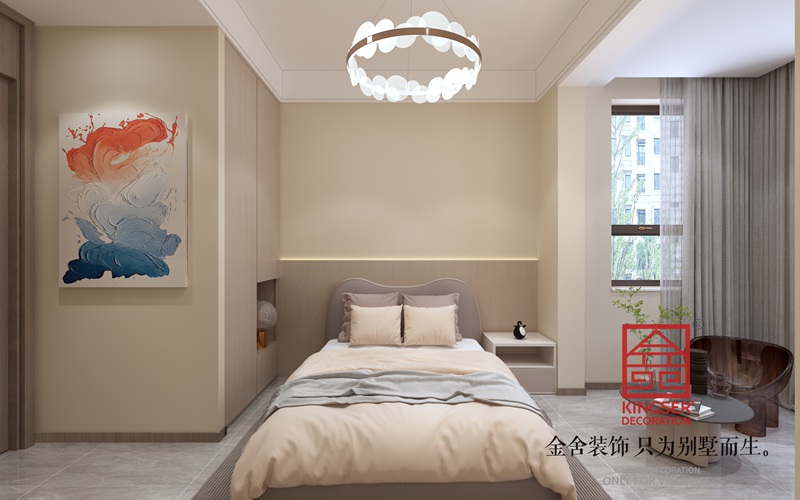 融創(chuàng  )中心現代風(fēng)格臥室裝修效果圖