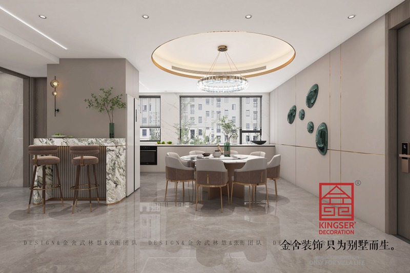 盛邦九號院現代風(fēng)格裝修效果圖