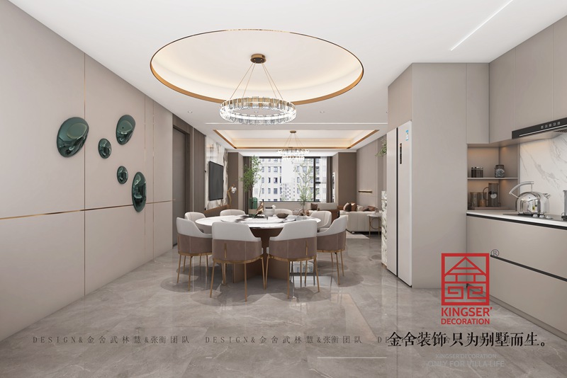 盛邦九號院現代風(fēng)格裝修效果圖