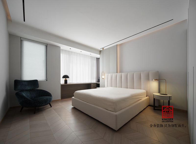 榮盛華府205㎡現代風(fēng)格裝修完工實(shí)景圖