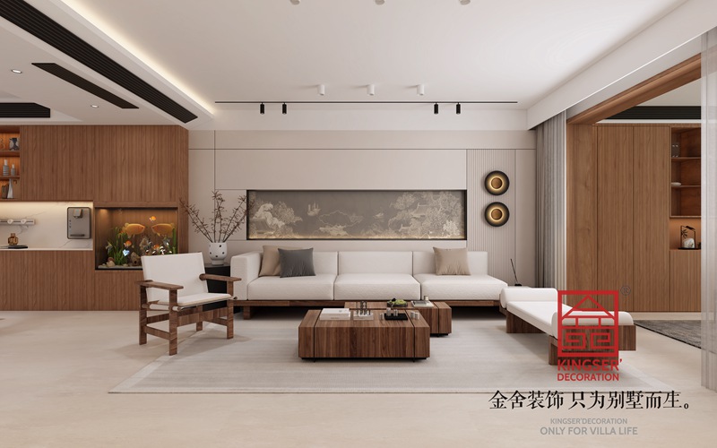 國仕山150平中式風(fēng)格裝修設計