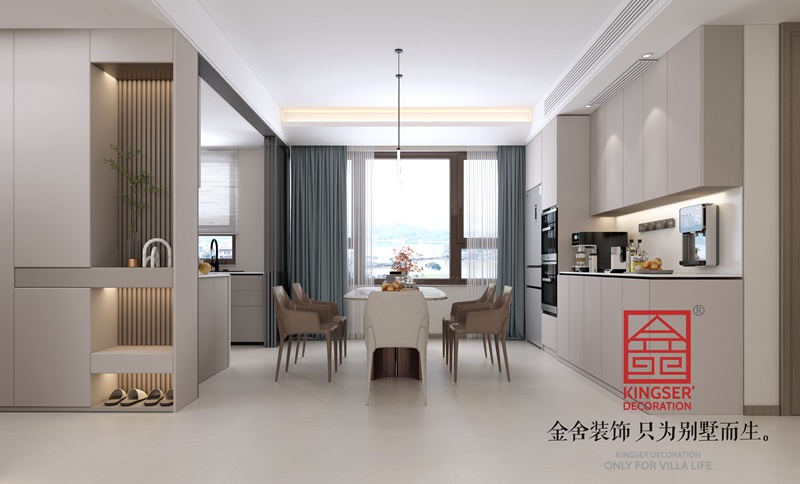 盛邦九號院現代簡(jiǎn)約裝修設計